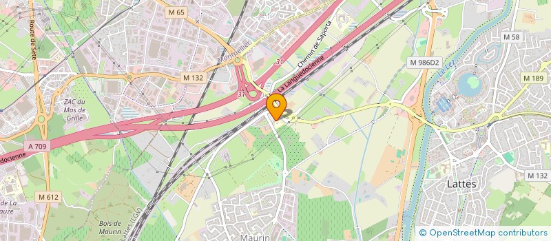 localisation de l'entreprise PAYSAGES PARCS ET JARDINS - SERVICES A LA PERSONNE à LATTES