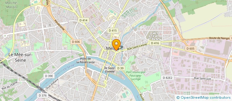 localisation de l'entreprise PAYSAGES SERVICES à MELUN