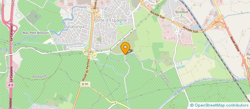 localisation de l'entreprise PAYSAGES VIVANTS à PERPIGNAN