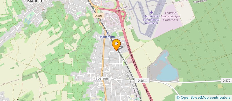 localisation de l'entreprise PAYSAGILLES EURL  HABSHEIM