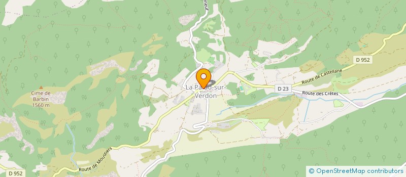 localisation de l'entreprise PAYSAGISTE DES ALPES à CASTELLANE