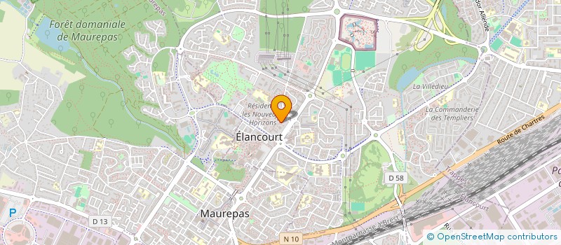 localisation de l'entreprise PAYSAGISTE MARCO LEAL à ELANCOURT