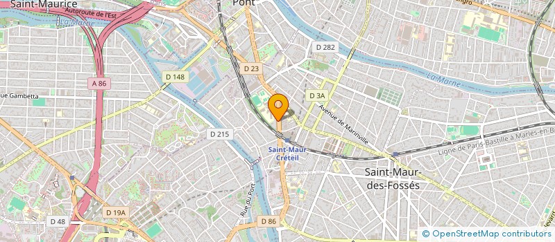 localisation de l'entreprise PAYSAGISTE PERE ET FILS à SAINT-MAUR-DES-FOSSES