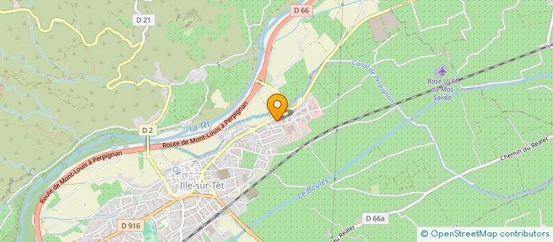 localisation de l'entreprise PAYSAN FRANCAIS  ILLE-SUR-TET