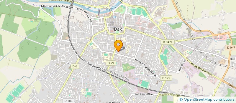 localisation de l'entreprise PAYSAN SAUBAGNAC ROISIN à DAX