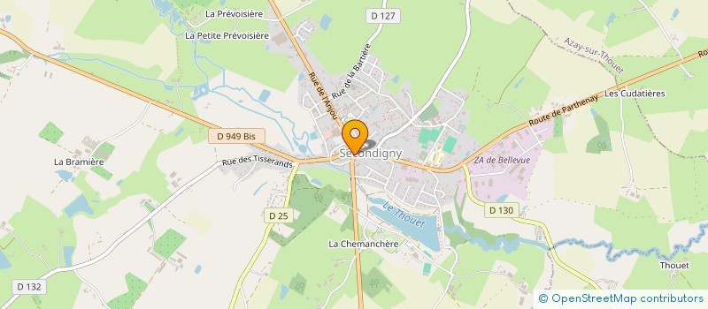 localisation de l'entreprise PAYSANS SOLIDAIRES  SECONDIGNY