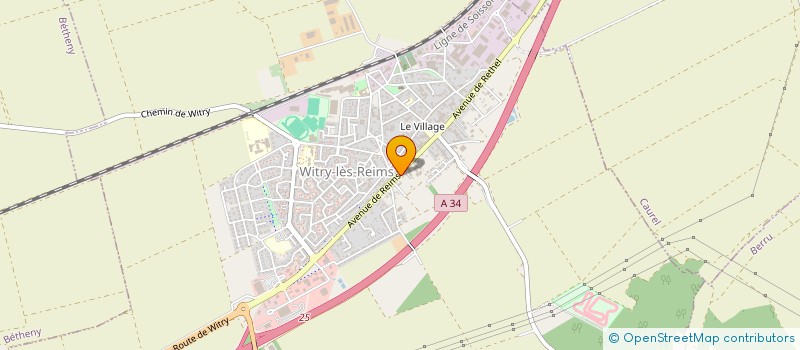 localisation de l'entreprise PAYSATECH à WITRY-LES-REIMS