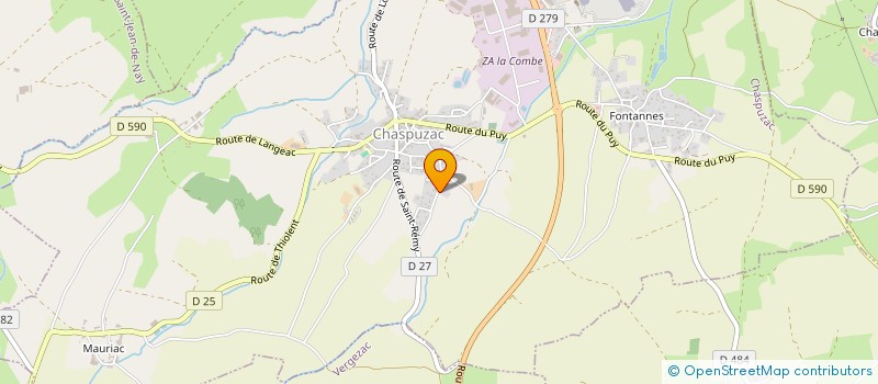 localisation de l'entreprise PAYSS  VERGEZAC