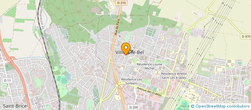 localisation de l'entreprise PAYTON AGENCY  VILLIERS-LE-BEL