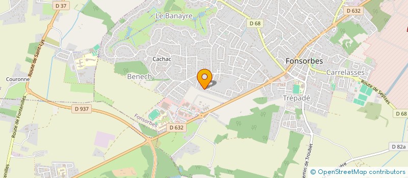 localisation de l'entreprise PAYUNG TROPICAL  FONSORBES