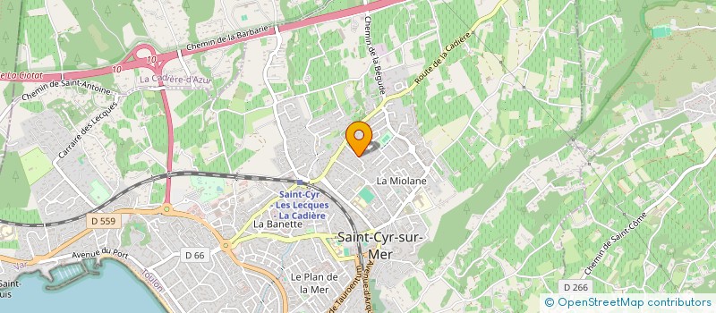 localisation de l'entreprise PAYVASTEH à SAINT-CYR-SUR-MER