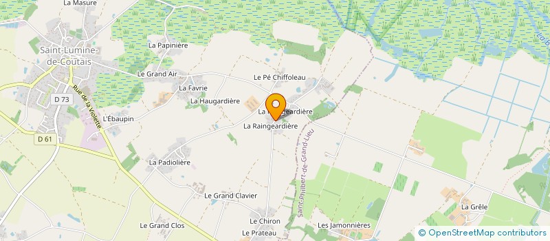 localisation de l'entreprise PAYZ'ANES  SAINT-LUMINE-DE-COUTAIS