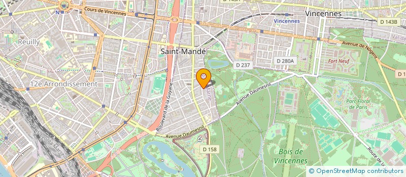 localisation de l'entreprise PAZ à SAINT-MANDE