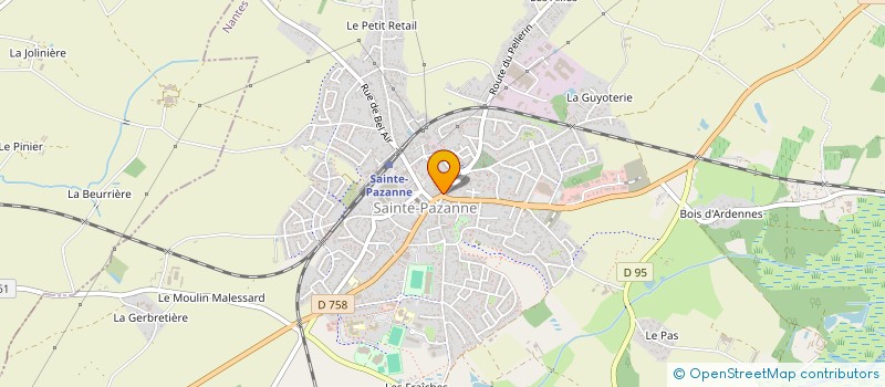 localisation de l'entreprise PAZ'BOUL'LOISIR  SAINTE-PAZANNE