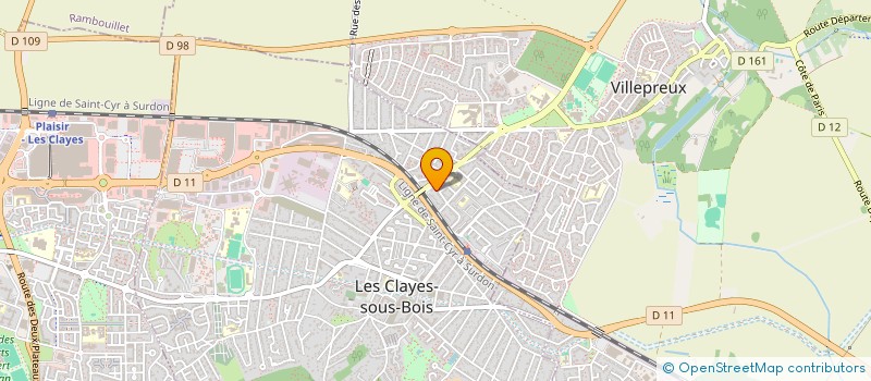 localisation de l'entreprise PAZ & CO  LES CLAYES-SOUS-BOIS