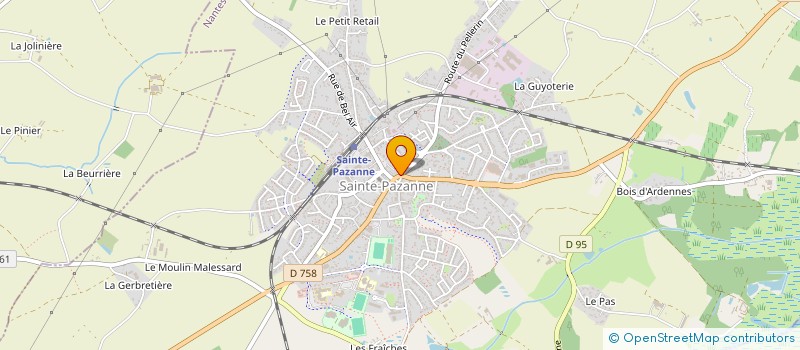 localisation de l'entreprise PAZ'PIZZA à SAINTE-PAZANNE