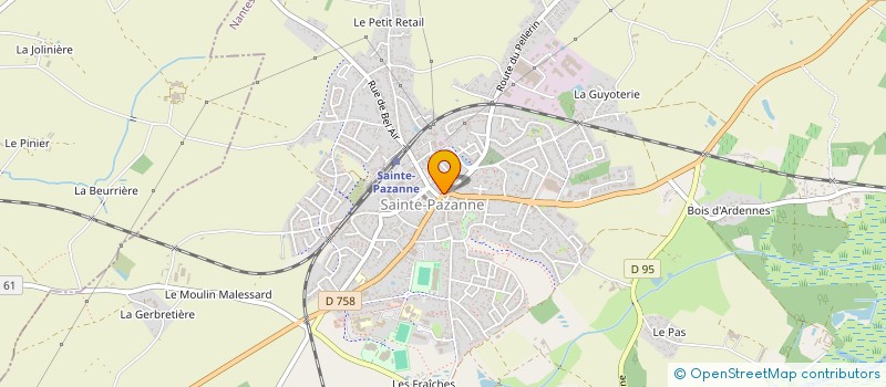localisation de l'entreprise PAZ PIZZA PROD à SAINTE-PAZANNE