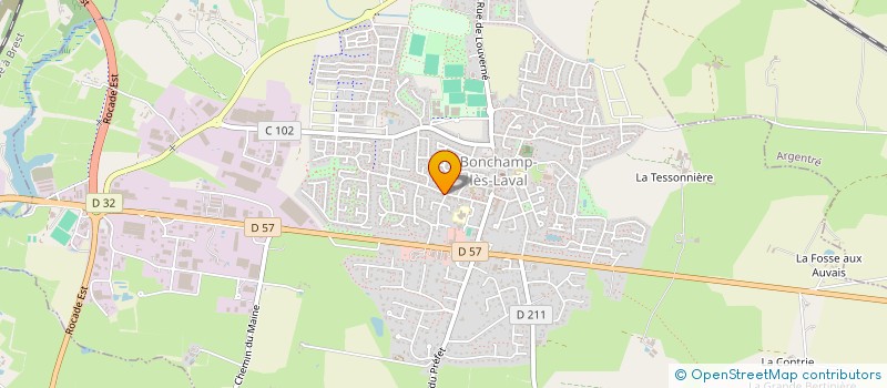 localisation de l'entreprise PAZAPA à BONCHAMP-LES-LAVAL