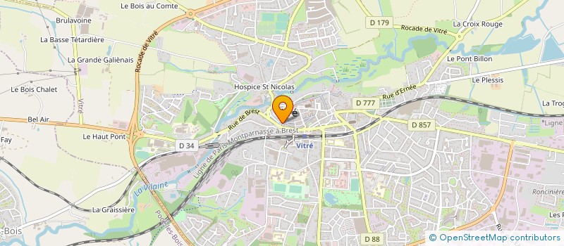 localisation de l'entreprise PAZO  VITRE