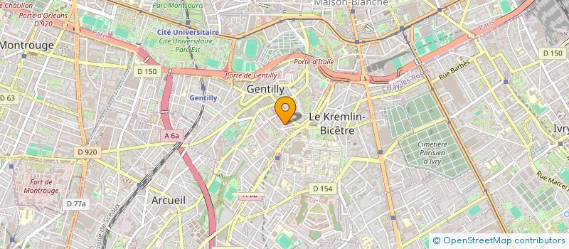 localisation de l'entreprise PAZONOTE  GENTILLY