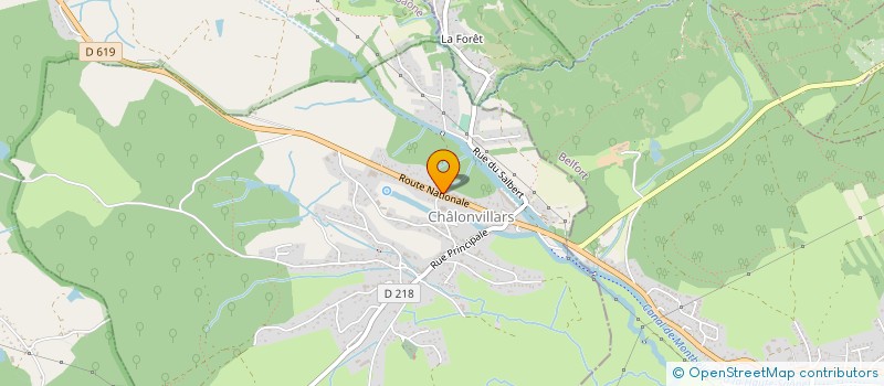 localisation de l'entreprise PAZOU à CHALONVILLARS