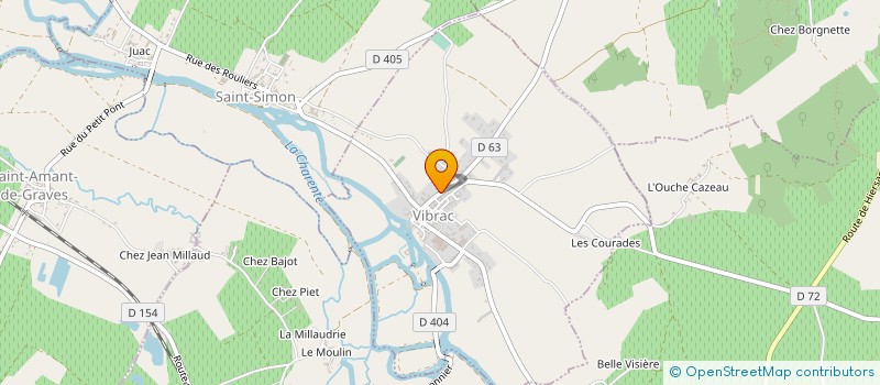 localisation de l'entreprise PAZRENOV à VIBRAC