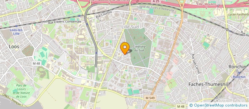 localisation de l'entreprise PB 19 à LILLE