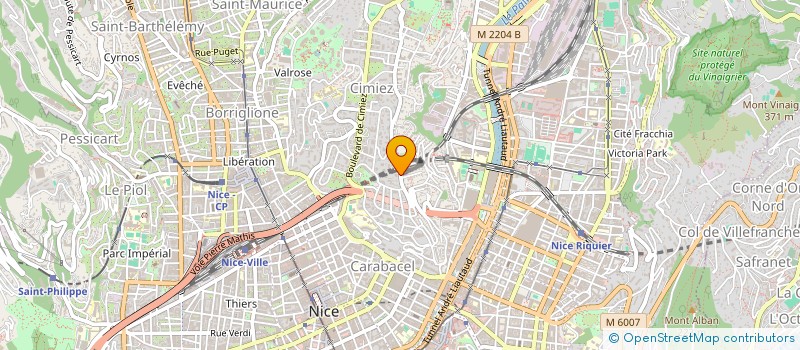 localisation de l'entreprise PB  NICE