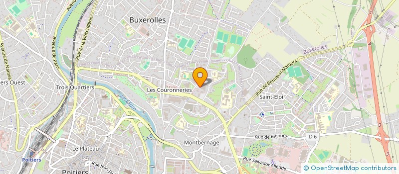 localisation de l'entreprise PB à POITIERS