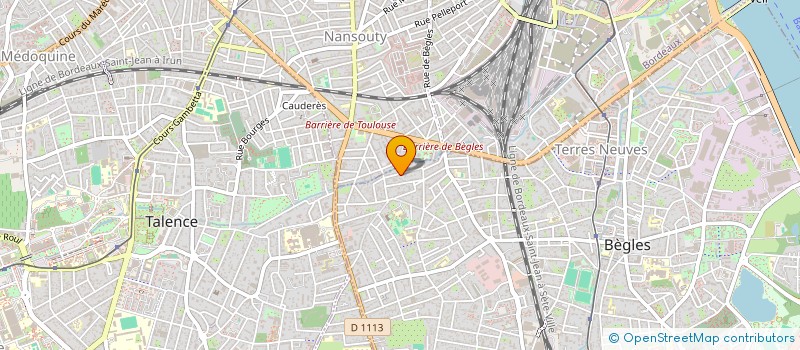 localisation de l'entreprise PB AVENIR à BEGLES