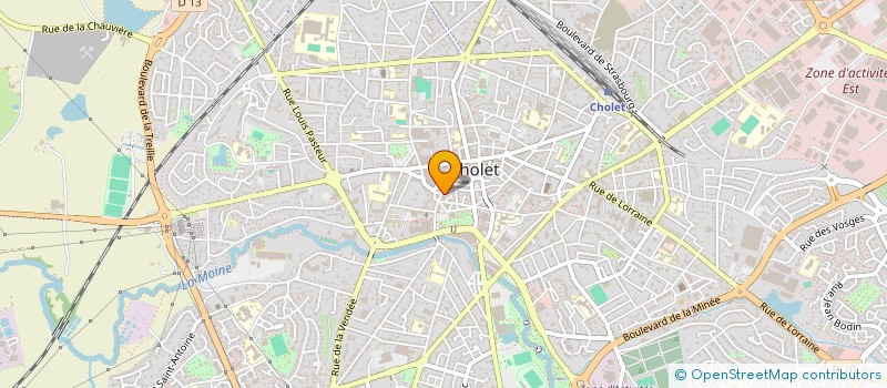 localisation de l'entreprise PB BS à CHOLET