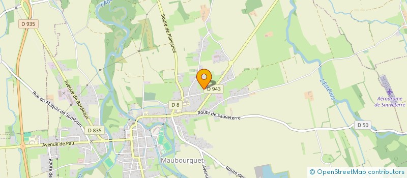 localisation de l'entreprise PB CARS  MAUBOURGUET