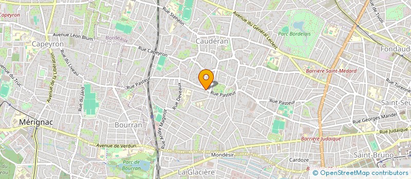 localisation de l'entreprise PB CONSEIL à BORDEAUX