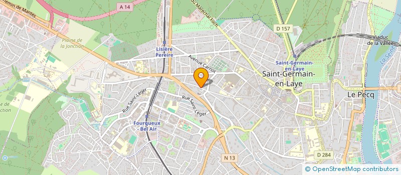 localisation de l'entreprise PB CONSEIL  SAINT-GERMAIN-EN-LAYE