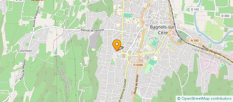 localisation de l'entreprise PB CONSEIL  BAGNOLS-SUR-CEZE