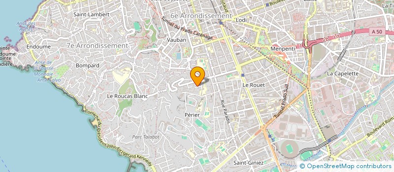 localisation de l'entreprise PB CONSEIL & COURTAGE à MARSEILLE