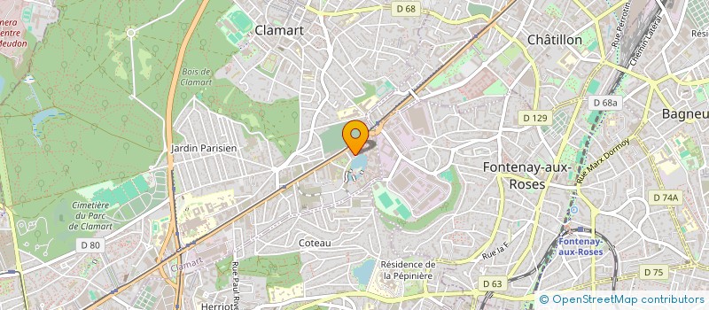 localisation de l'entreprise PB CONSEIL ET STRATEGIE à CLAMART