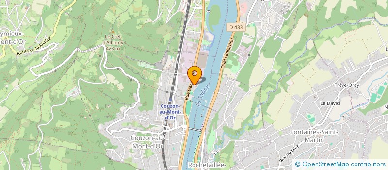 localisation de l'entreprise PB CONSEILS  COUZON-AU-MONT-D'OR