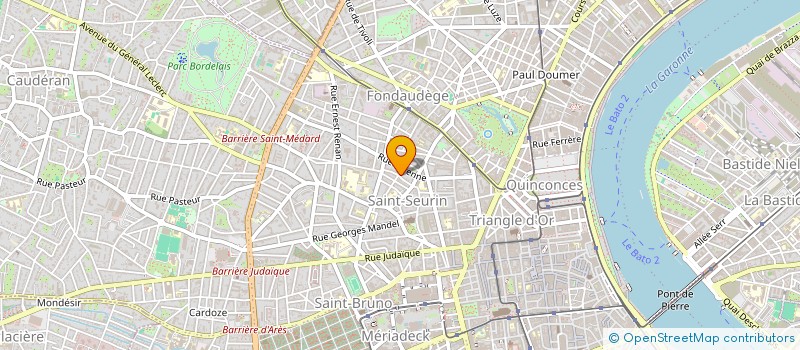 localisation de l'entreprise PB CONSEILS  BORDEAUX