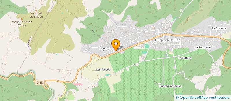 localisation de l'entreprise PB CONSEILS & MISE EN RELATION à CUGES-LES-PINS
