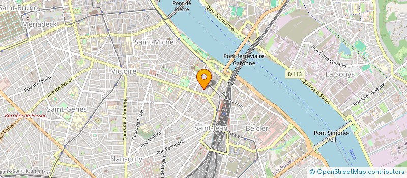 localisation de l'entreprise PB CONSTRUCTION  BORDEAUX