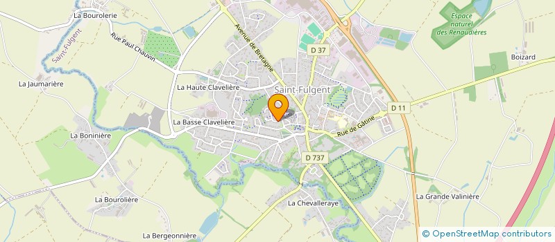 localisation de l'entreprise PB CONSULTANT SAS  SAINT-FULGENT