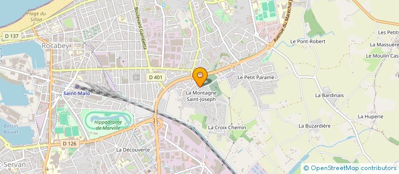 localisation de l'entreprise PB CONSULTING  SAINT-MALO