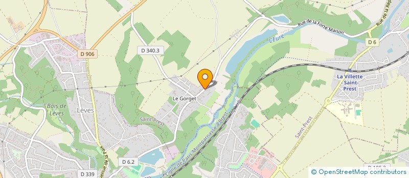 localisation de l'entreprise PB CONSULTING à SAINT-PREST