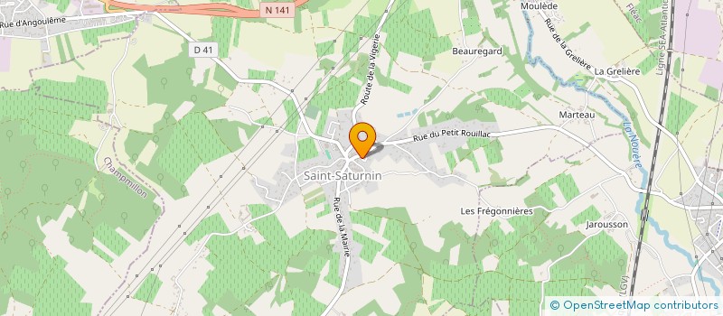 localisation de l'entreprise PB-CREATION à SAINT-SATURNIN