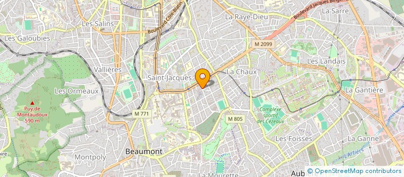 localisation de l'entreprise PB-DC  SAYAT