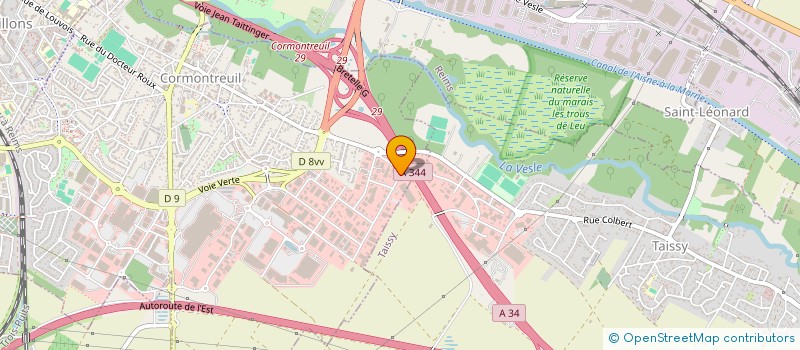 localisation de l'entreprise PB DEVELOPPEMENT  CORMONTREUIL