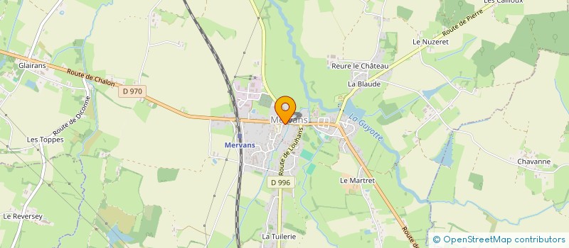 localisation de l'entreprise PB DISTRIBUTION  MERVANS