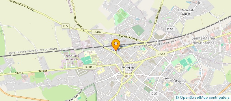 localisation de l'entreprise PB-EXA HOLDING à YVETOT