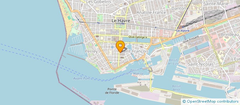 localisation de l'entreprise PB FINANCEMENT à LE HAVRE